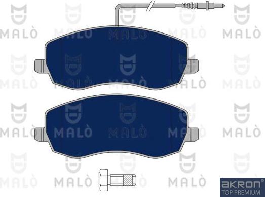 AKRON-MALÒ 1050893 - Set placute frana,frana disc aaoparts.ro