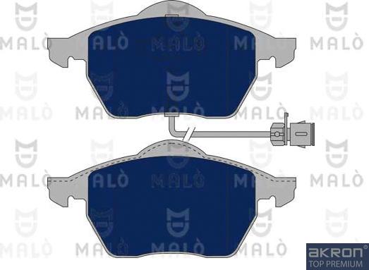 AKRON-MALÒ 1050864 - Set placute frana,frana disc aaoparts.ro