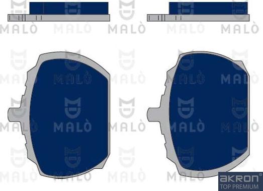 AKRON-MALÒ 1050350 - Set placute frana,frana disc aaoparts.ro