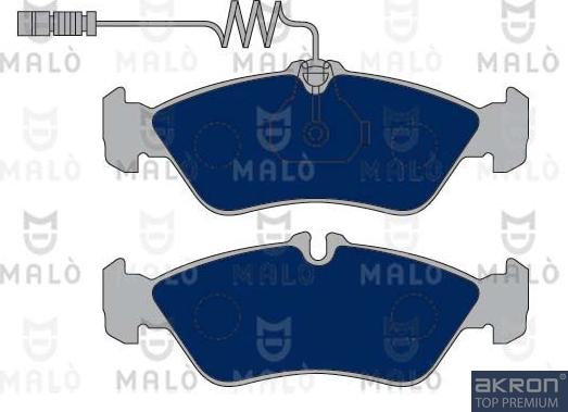 AKRON-MALÒ 1050351 - Set placute frana,frana disc aaoparts.ro