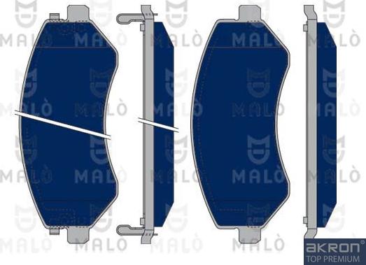 AKRON-MALÒ 1050352 - Set placute frana,frana disc aaoparts.ro
