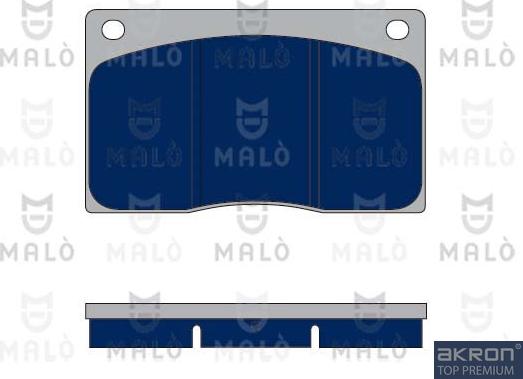AKRON-MALÒ 1050365 - Set placute frana,frana disc aaoparts.ro