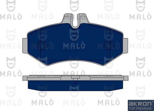 AKRON-MALÒ 1050388 - Set placute frana,frana disc aaoparts.ro