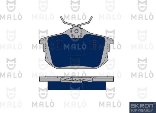 AKRON-MALÒ 1050334 - Set placute frana,frana disc aaoparts.ro