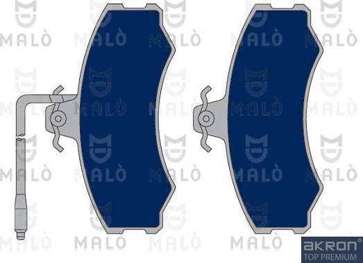 AKRON-MALÒ 1050336 - Set placute frana,frana disc aaoparts.ro