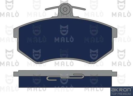 AKRON-MALÒ 1050325 - Set placute frana,frana disc aaoparts.ro