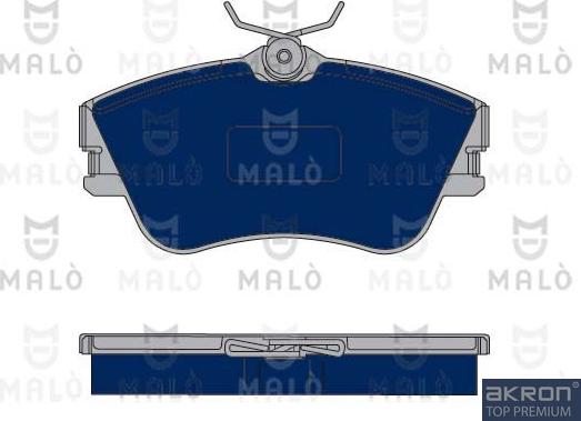 AKRON-MALÒ 1050372 - Set placute frana,frana disc aaoparts.ro