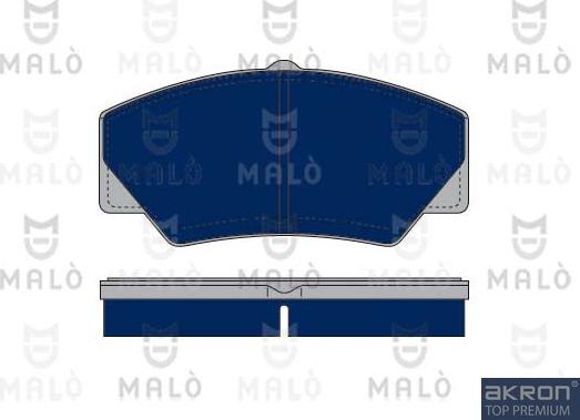 AKRON-MALÒ 1050298 - Set placute frana,frana disc aaoparts.ro