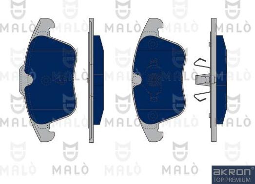 AKRON-MALÒ 1050245 - Set placute frana,frana disc aaoparts.ro