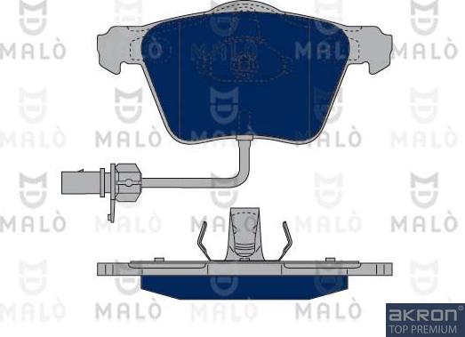 AKRON-MALÒ 1050210 - Set placute frana,frana disc aaoparts.ro