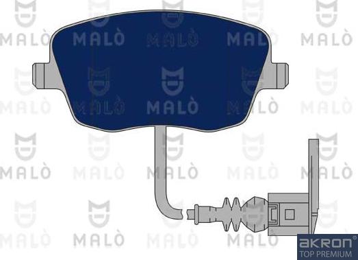 AKRON-MALÒ 1050784 - Set placute frana,frana disc aaoparts.ro