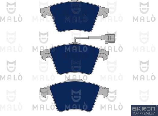 AKRON-MALÒ 1050786 - Set placute frana,frana disc aaoparts.ro
