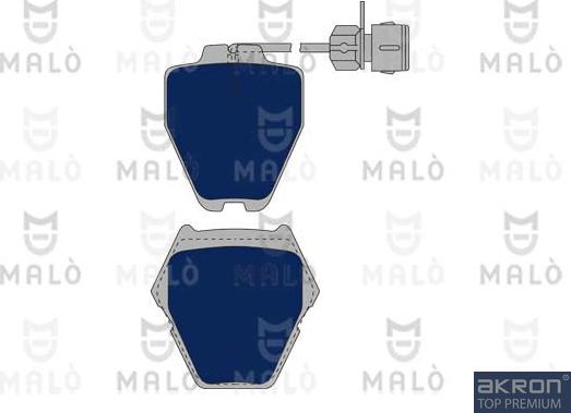 AKRON-MALÒ 1050782 - Set placute frana,frana disc aaoparts.ro