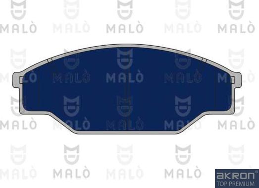 AKRON-MALÒ 1050729 - Set placute frana,frana disc aaoparts.ro