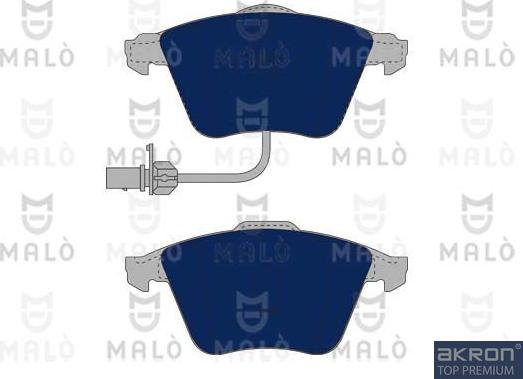 AKRON-MALÒ 1050774 - Set placute frana,frana disc aaoparts.ro