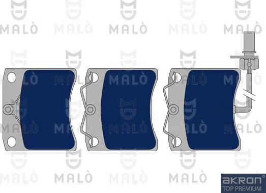AKRON-MALÒ 1050770 - Set placute frana,frana disc aaoparts.ro