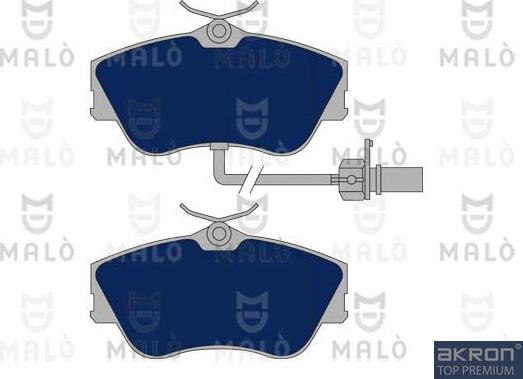 AKRON-MALÒ 1050772 - Set placute frana,frana disc aaoparts.ro