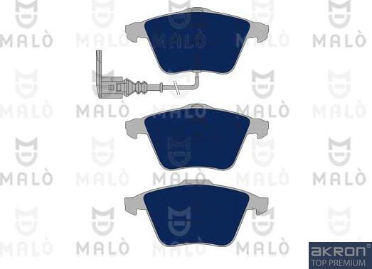 AKRON-MALÒ 1051090 - Set placute frana,frana disc aaoparts.ro