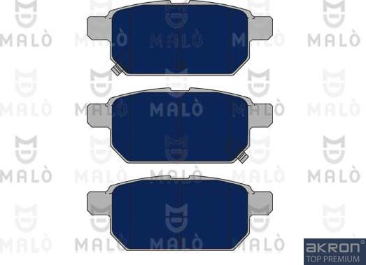 AKRON-MALÒ 1051059 - Set placute frana,frana disc aaoparts.ro