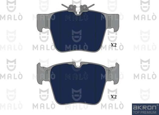 AKRON-MALÒ 1051193 - Set placute frana,frana disc aaoparts.ro