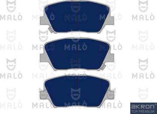 AKRON-MALÒ 1051145 - Set placute frana,frana disc aaoparts.ro