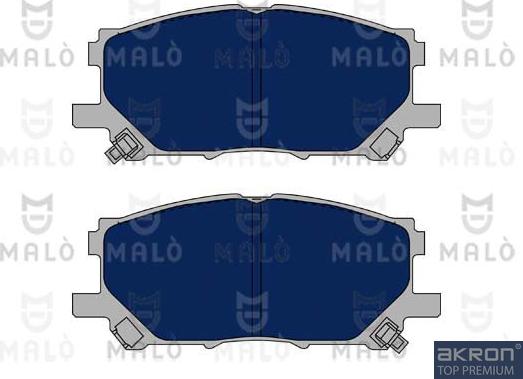 AKRON-MALÒ 1051101 - Set placute frana,frana disc aaoparts.ro