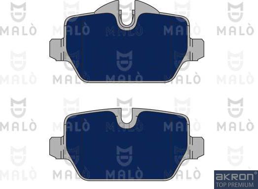 AKRON-MALÒ 1051118 - Set placute frana,frana disc aaoparts.ro