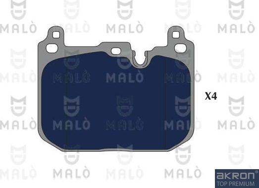 AKRON-MALÒ 1051184 - Set placute frana,frana disc aaoparts.ro