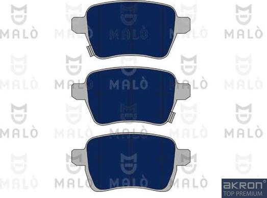 AKRON-MALÒ 1051139 - Set placute frana,frana disc aaoparts.ro