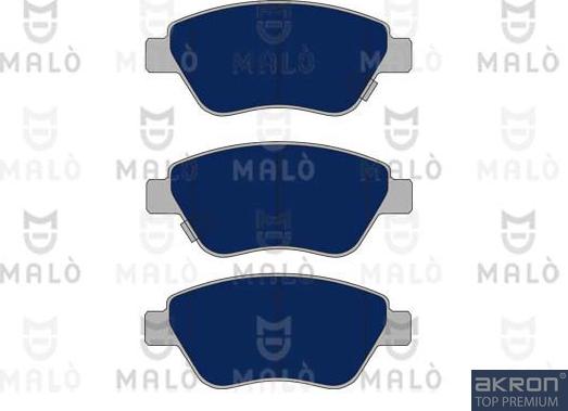 AKRON-MALÒ 1051129 - Set placute frana,frana disc aaoparts.ro