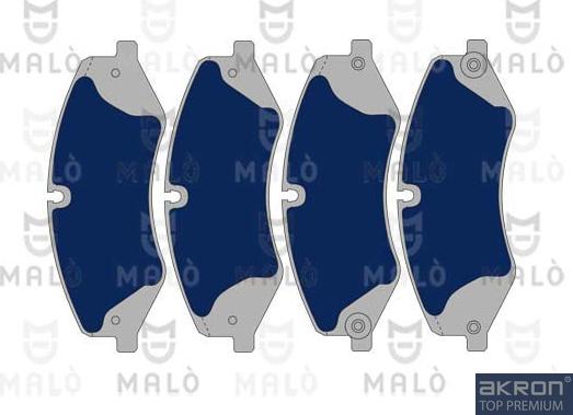 AKRON-MALÒ 1051126 - Set placute frana,frana disc aaoparts.ro