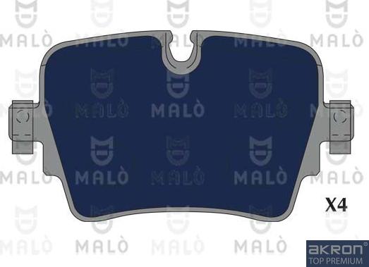 AKRON-MALÒ 1051304 - Set placute frana,frana disc aaoparts.ro