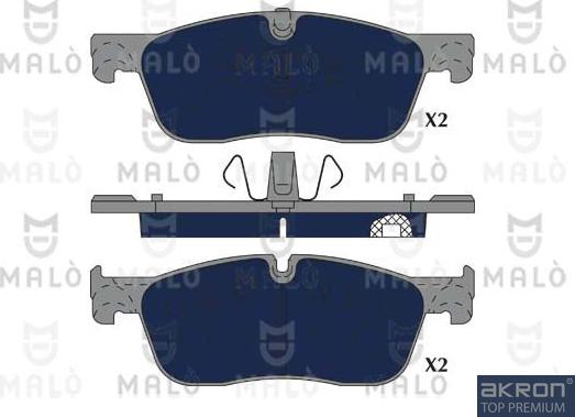 AKRON-MALÒ 1051300 - Set placute frana,frana disc aaoparts.ro