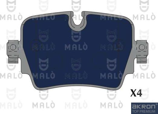 AKRON-MALÒ 1051302 - Set placute frana,frana disc aaoparts.ro