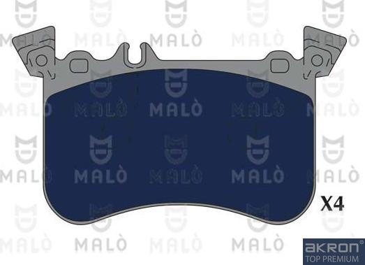 AKRON-MALÒ 1051245 - Set placute frana,frana disc aaoparts.ro