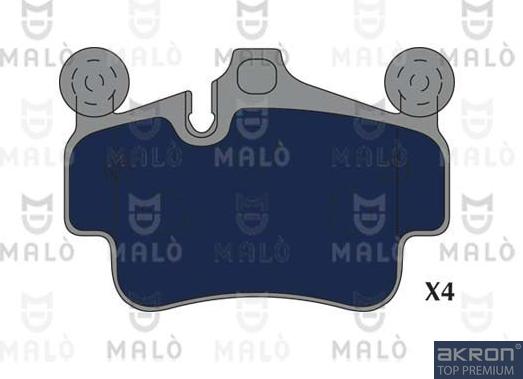 AKRON-MALÒ 1051240 - Set placute frana,frana disc aaoparts.ro