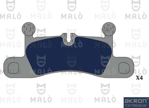 AKRON-MALÒ 1051247 - Set placute frana,frana disc aaoparts.ro