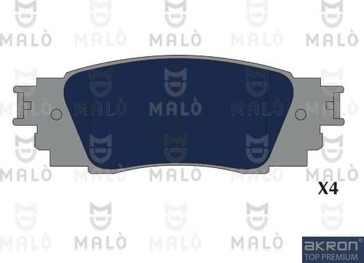 AKRON-MALÒ 1051213 - Set placute frana,frana disc aaoparts.ro