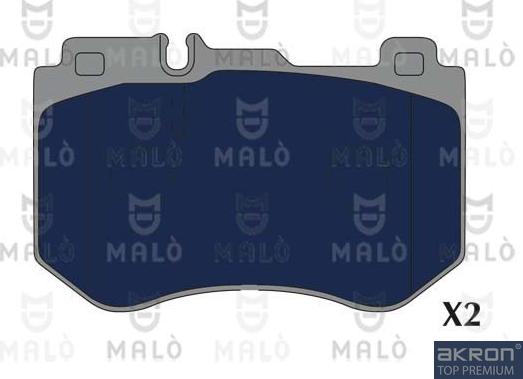 AKRON-MALÒ 1051276 - Set placute frana,frana disc aaoparts.ro