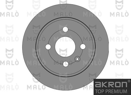 AKRON-MALÒ 1110618 - Disc frana aaoparts.ro