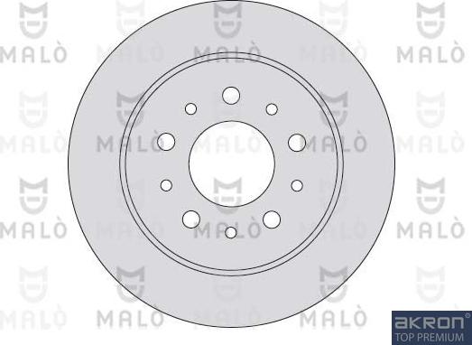 AKRON-MALÒ 1110056 - Disc frana aaoparts.ro