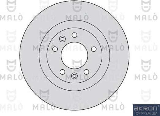 AKRON-MALÒ 1110057 - Disc frana aaoparts.ro