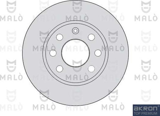 AKRON-MALÒ 1110069 - Disc frana aaoparts.ro