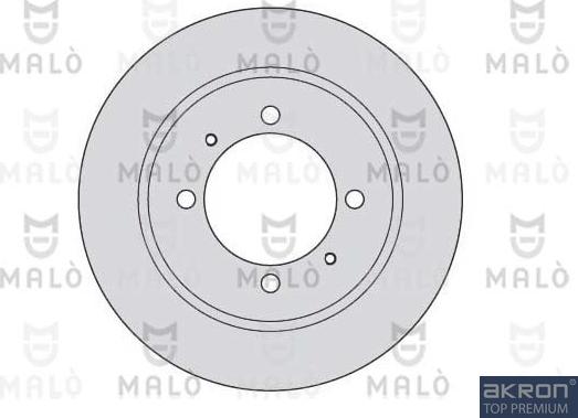 AKRON-MALÒ 1110018 - Disc frana aaoparts.ro