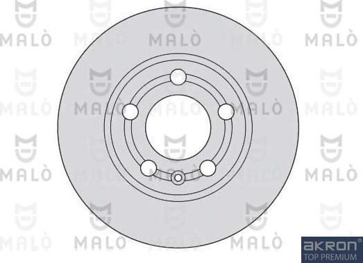 AKRON-MALÒ 1110013 - Disc frana aaoparts.ro