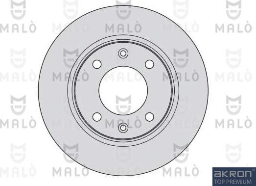 AKRON-MALÒ 1110026 - Disc frana aaoparts.ro