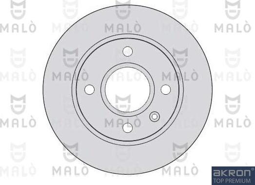AKRON-MALÒ 1110198 - Disc frana aaoparts.ro