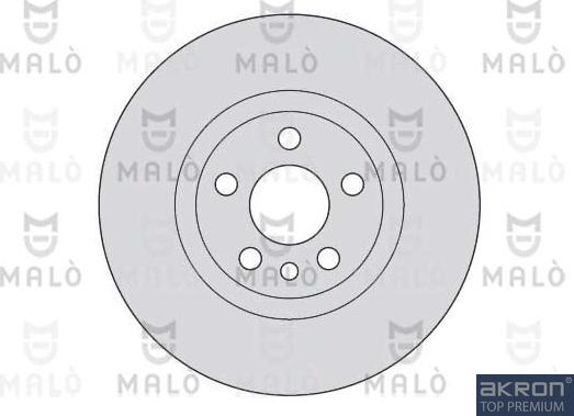 AKRON-MALÒ 1110166 - Disc frana aaoparts.ro