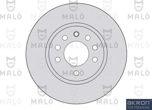 AKRON-MALÒ 1110162 - Disc frana aaoparts.ro