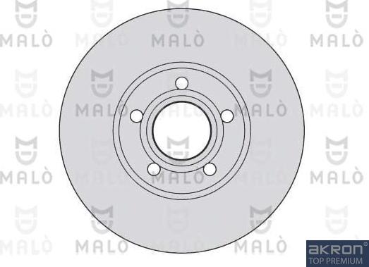 AKRON-MALÒ 1110139 - Disc frana aaoparts.ro